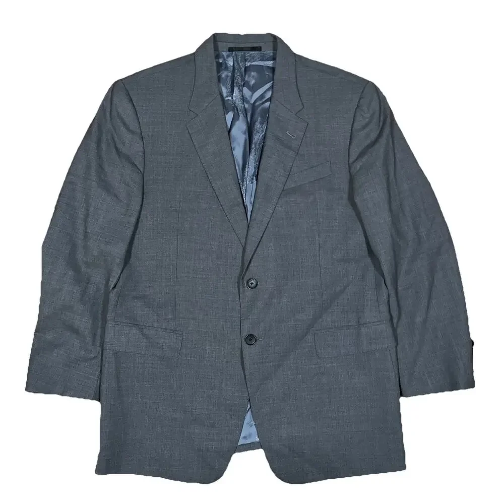 Paul Smith Byard Wool Lycra 42 Italy Blazer Sport Coat Paisley Jacquard Lining